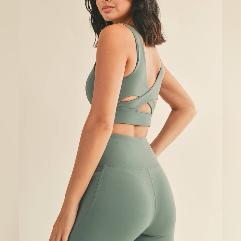 Sleek Green Activewear Set